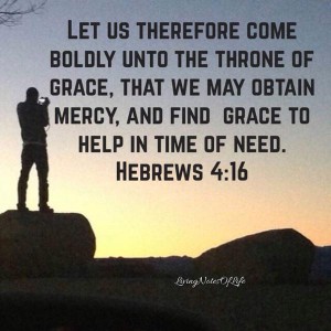 come boldly before