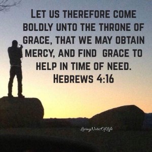 come boldly before